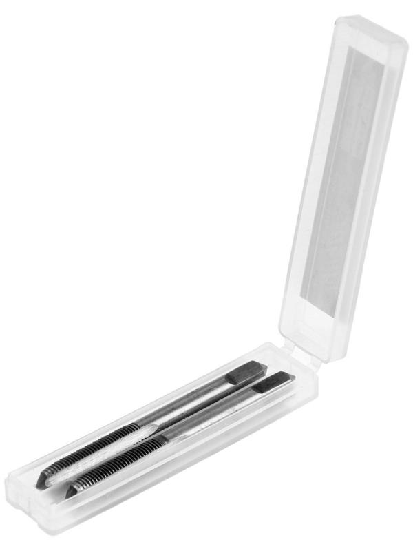 Метчики метрические ручные ТУНДРА, М6 х 0.75 мм, комплект из 2 шт.