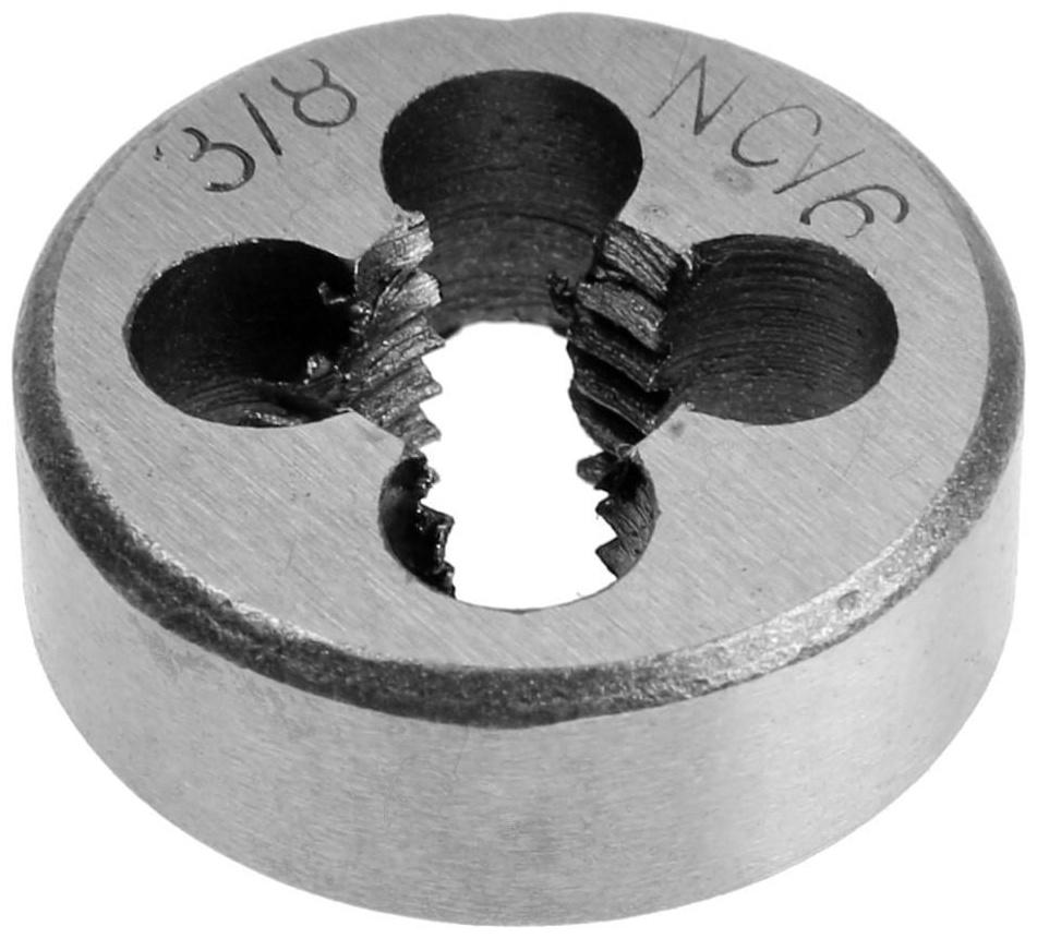 Плашка дюймовая ТУНДРА, 3/8