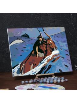 Картина по номерам на холсте с подрамником «Похищение Европы» Валентин Серов 40х50 см