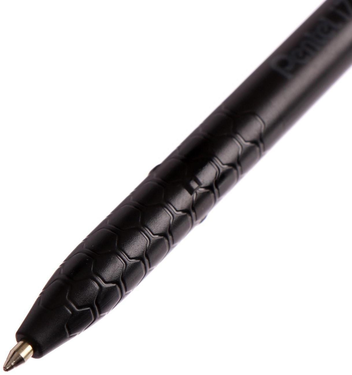 Ручка шариковая Pentel iZee, синий матовый корпус, металлический клип, узел 0.7 мм, чернила черные