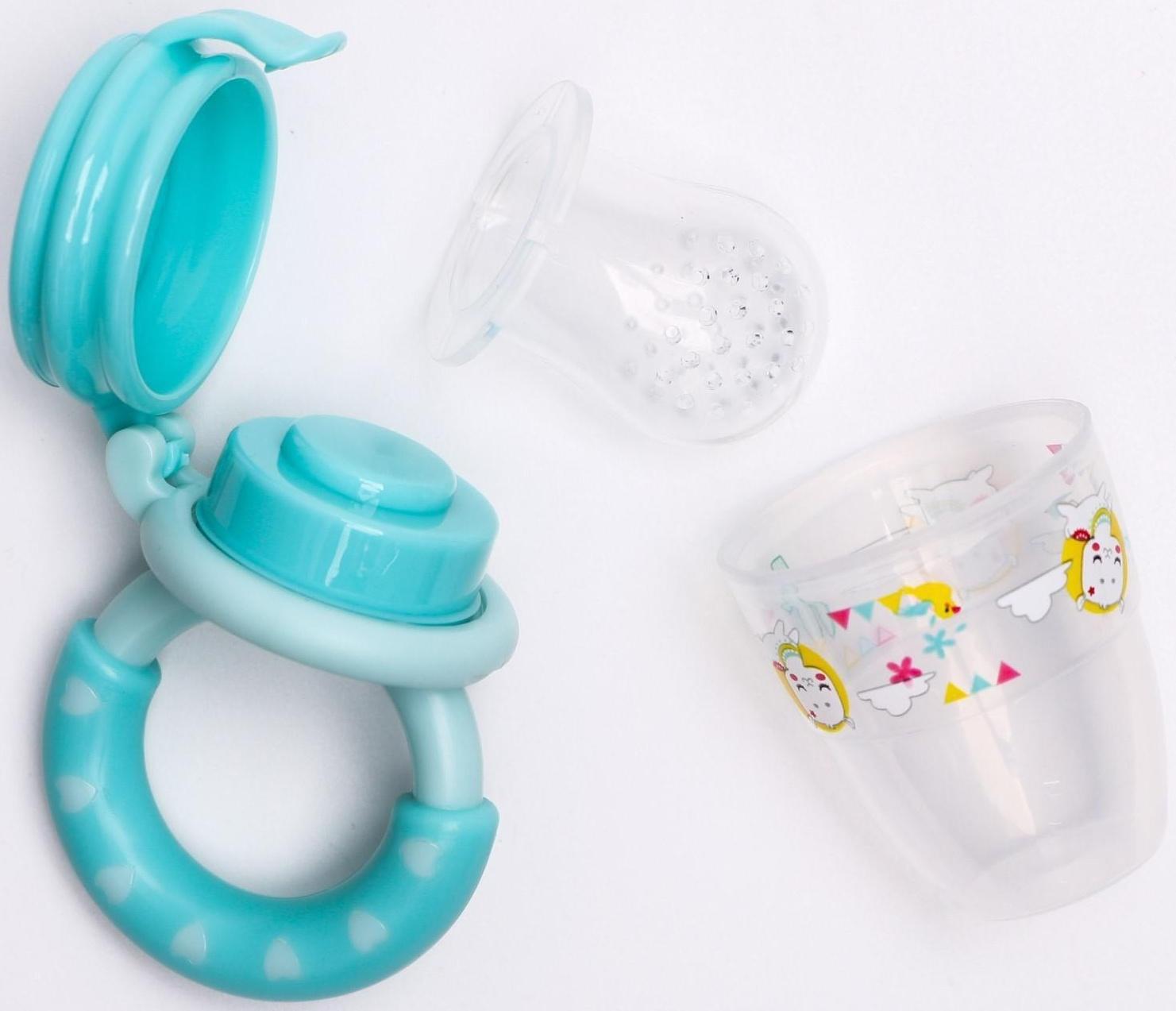 Ниблер для прикорма с силиконовой сеточкой «ТРЕНД. Лама»