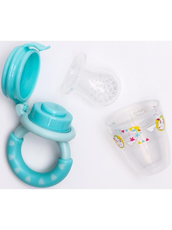 Ниблер для прикорма с силиконовой сеточкой «ТРЕНД. Лама»