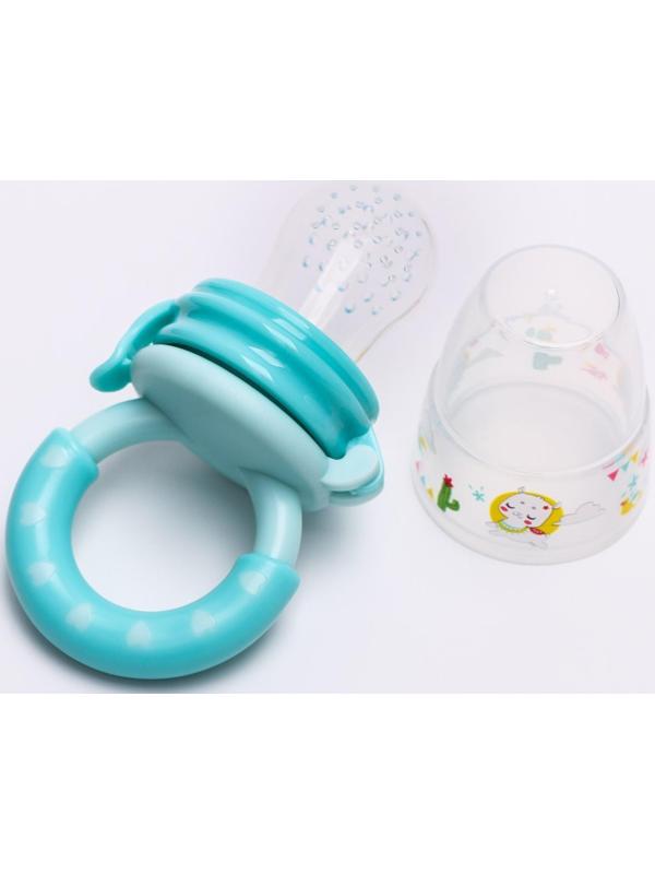 Ниблер для прикорма с силиконовой сеточкой «ТРЕНД. Лама»