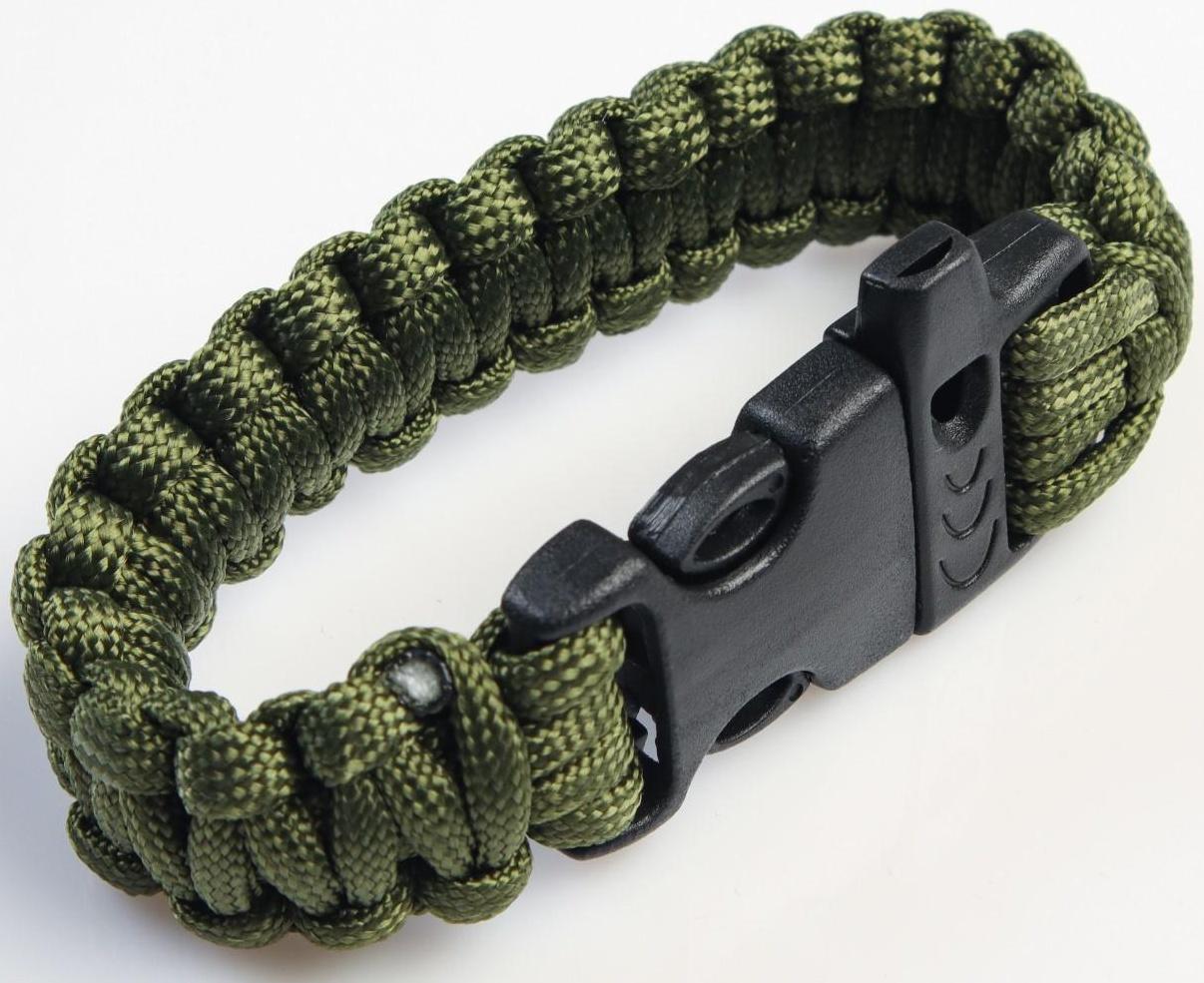 Набор для выживания 4в1 (фонарь налобный, карта выживания, паракорд, компас)