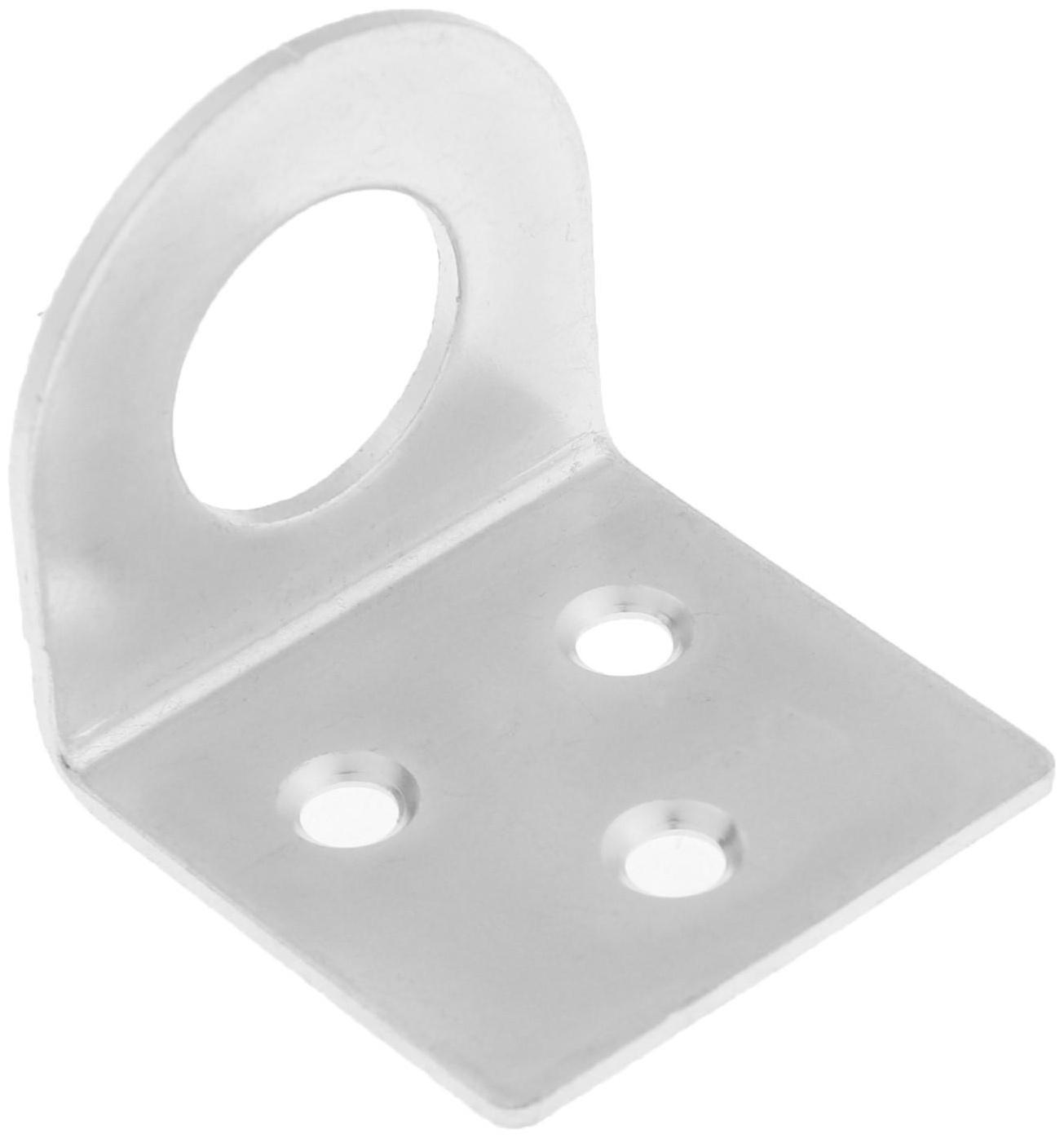 Пробой-ушко ТУНДРА krep, гнутое, 40х75 мм, цинк, в упаковке 1 шт.