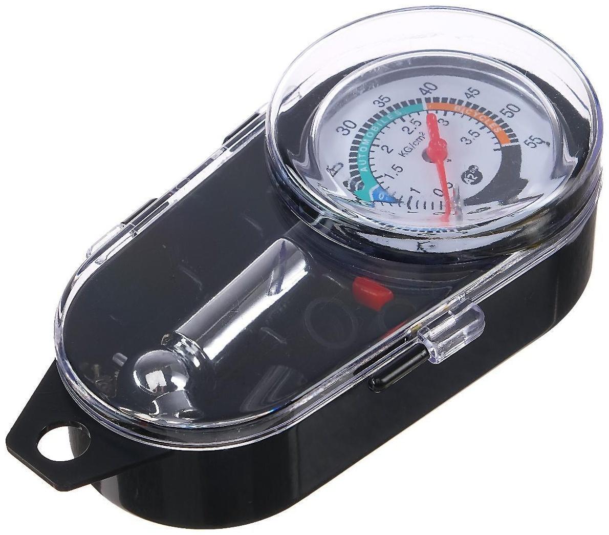 Манометр механический A2DM, набор золотников с колпачками и экстрактор, кейс