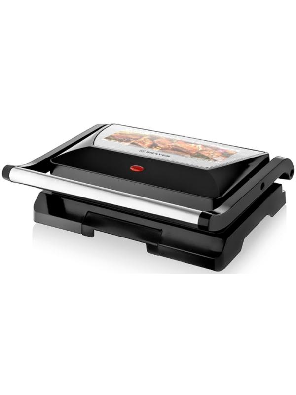Электрогриль BRAYER BR2003, 900 Вт, антипригарное покрытие, 23х14.5 см