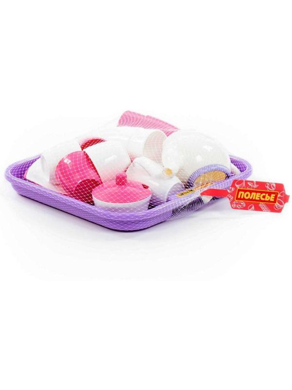 Набор детской посуды «Алиса», с подносом на 4 персоны, 35 элементов