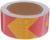 Светоотражающая лента, самоклеящаяся, красно-желтая, 5 см х 10 м