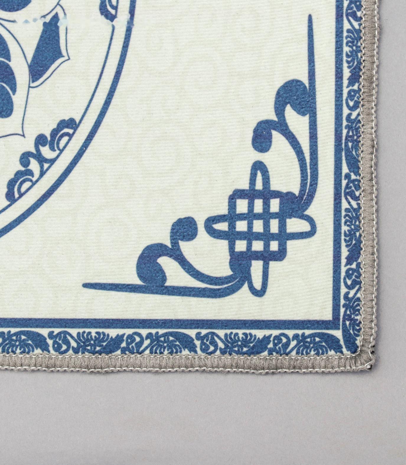 Набор ковриков для ванной и туалета Доляна «Адиса», 2 шт: 50×78 см, 40×50 см, цвет синий