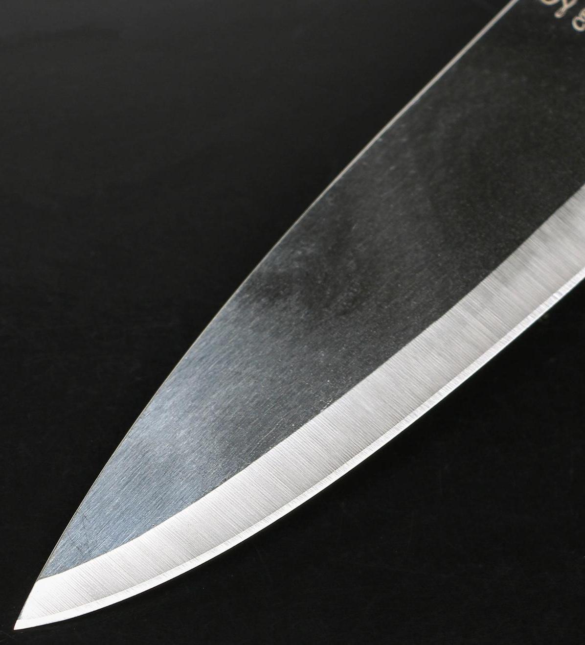 Нож кухонный «Классик», шеф, лезвие 19 см, черная пластиковая ручка