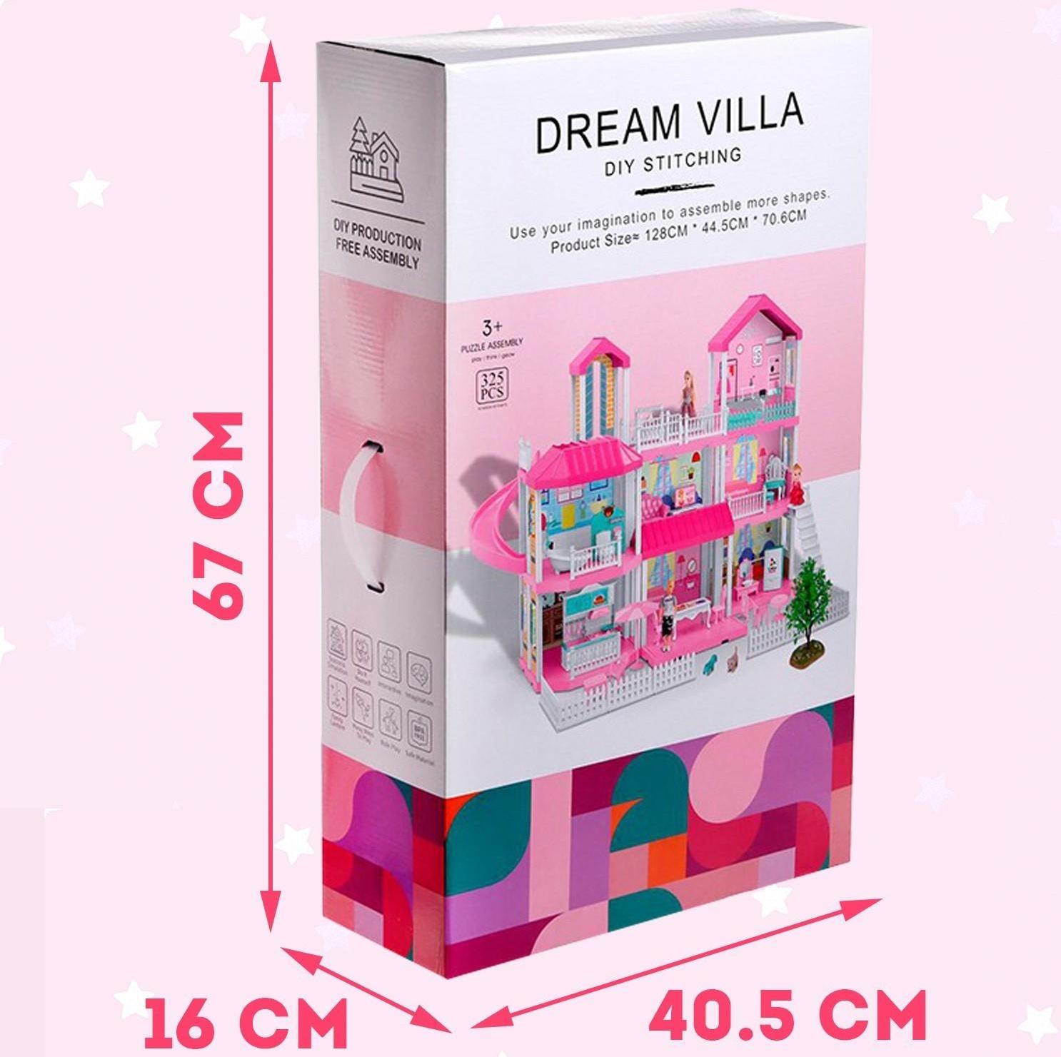 Дом для кукол «Особняк» с куклами, с аксессуарами