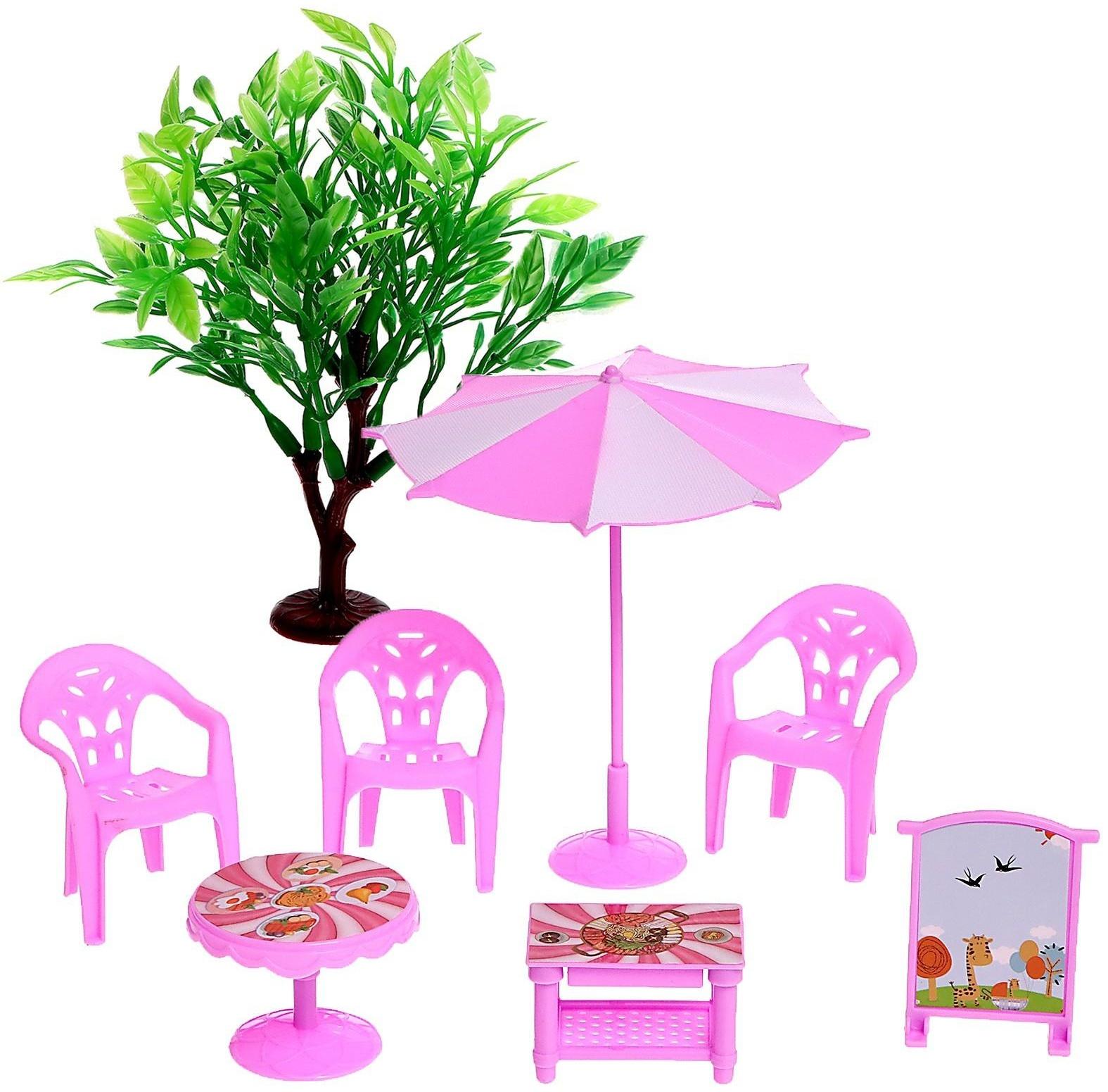 Дом для кукол «Особняк» с куклами, с аксессуарами