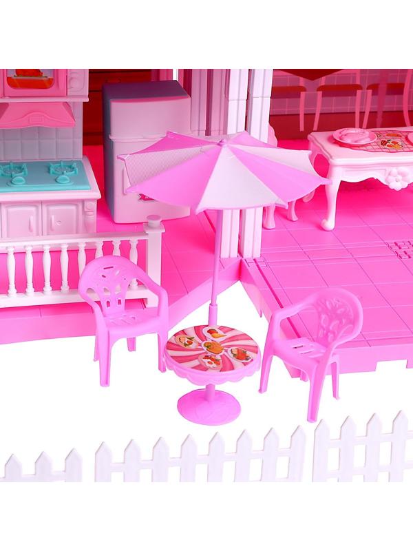 Дом для кукол «Особняк» с куклами, с аксессуарами