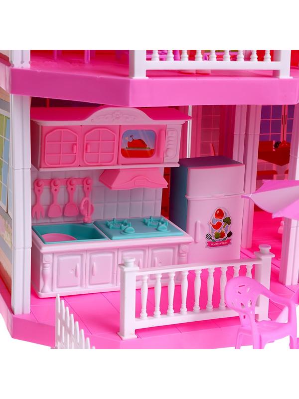 Дом для кукол «Особняк» с куклами, с аксессуарами