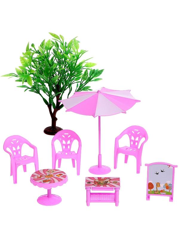 Дом для кукол «Особняк» с куклами, с аксессуарами