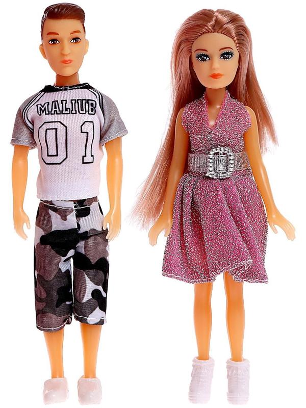 Дом для кукол «Особняк» с куклами, с аксессуарами