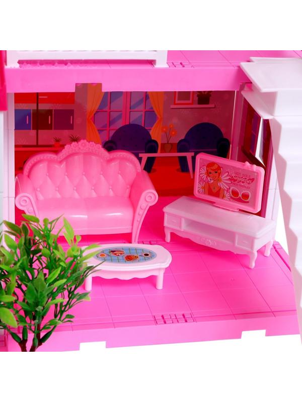 Дом для кукол «Особняк» с куклами, с аксессуарами