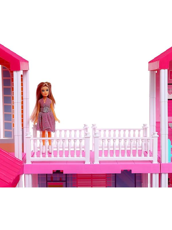 Дом для кукол «Особняк» с куклами, с аксессуарами