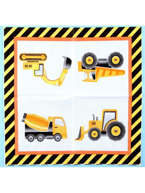 Салфетки бумажные «Спецтехника», 33х33 см, набор 20 шт.