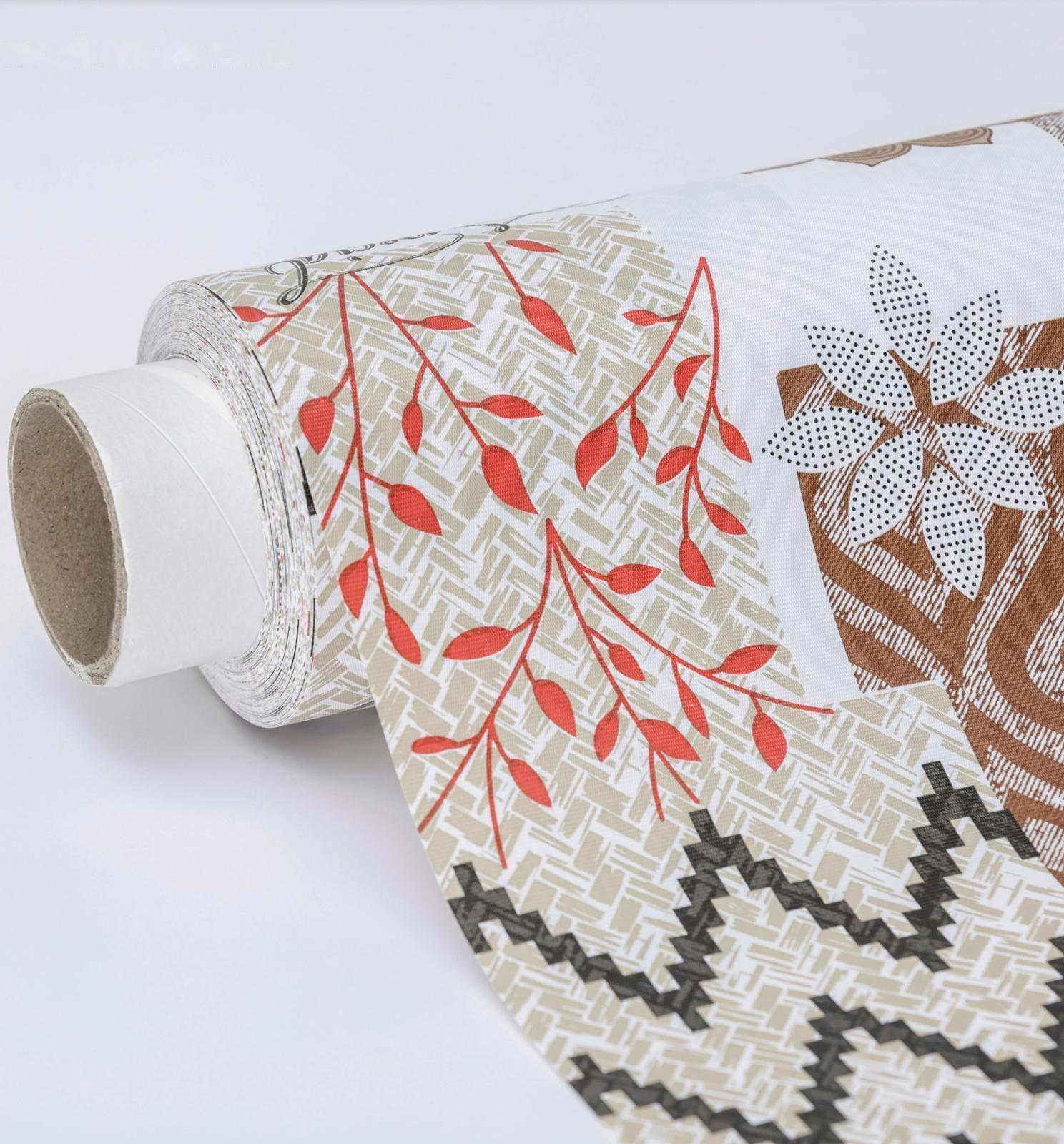 Клеёнка столовая на тканевой основе «Изобилие», ширина 137 см, рулон 20 метров