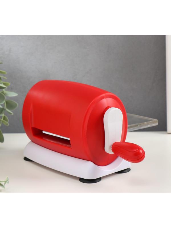 Машинка для вырубки и тиснения МИКС 21,2х11,5х9 см + 2 пластины пластик 7,8х16 см