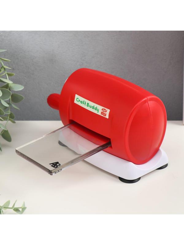 Машинка для вырубки и тиснения МИКС 21,2х11,5х9 см + 2 пластины пластик 7,8х16 см