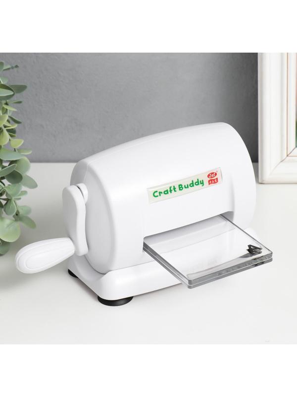 Машинка для вырубки и тиснения МИКС 21,2х11,5х9 см + 2 пластины пластик 7,8х16 см