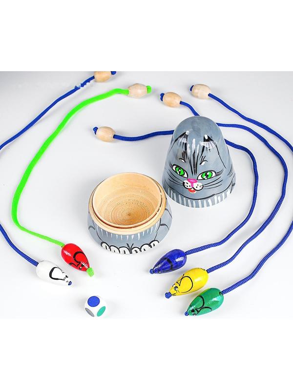 Игра детская «Кошки-мышки» серый кот