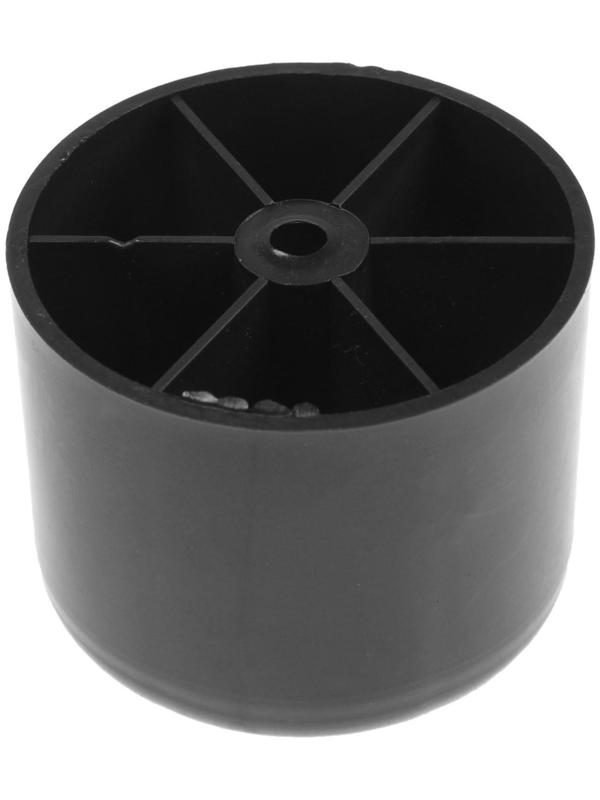 Опора ТУНДРА под шуруп №4/2, Н=40 мм, черная