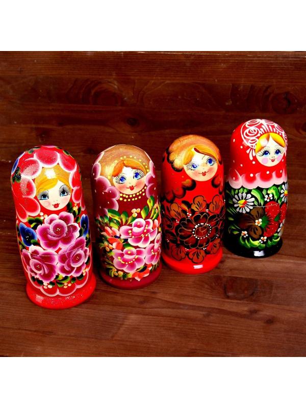 Матрёшка 5 в 1, расписная