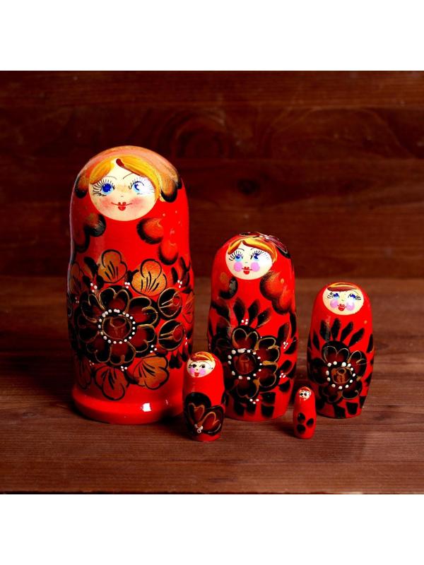 Матрёшка 5 в 1, расписная