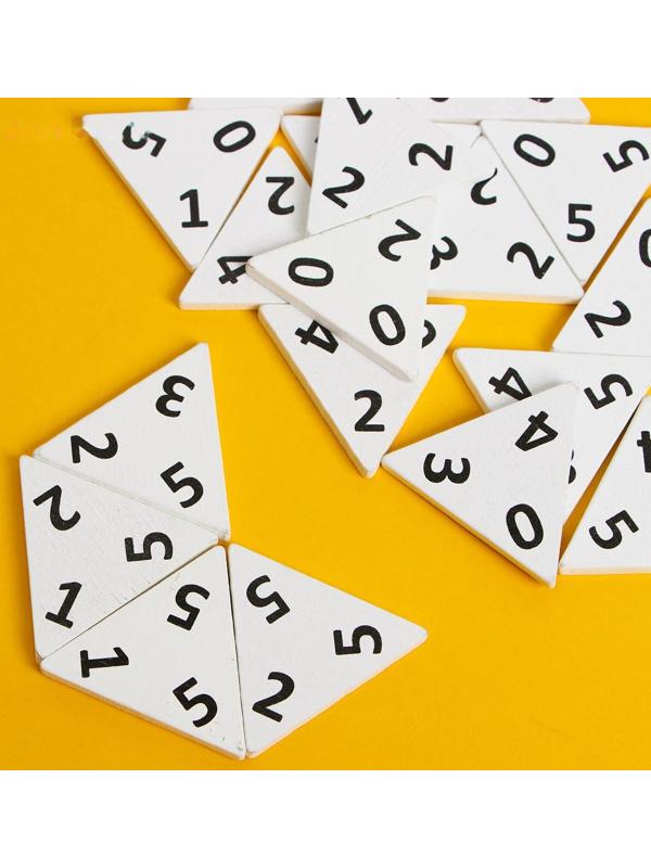 Игра настольная деревянная «Тройное домино»