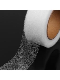 Паутинка клеевая, 25 мм, 15 ± 1 м, цвет белый