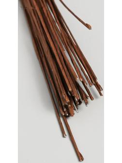 Набор проволоки для творчества d-0,8 мм, 60 см, 50 шт, коричневый