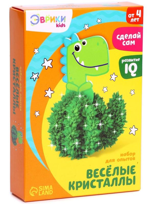 Набор для выращивания кристалла «Опыты. Чудесные кристаллы», динозавр