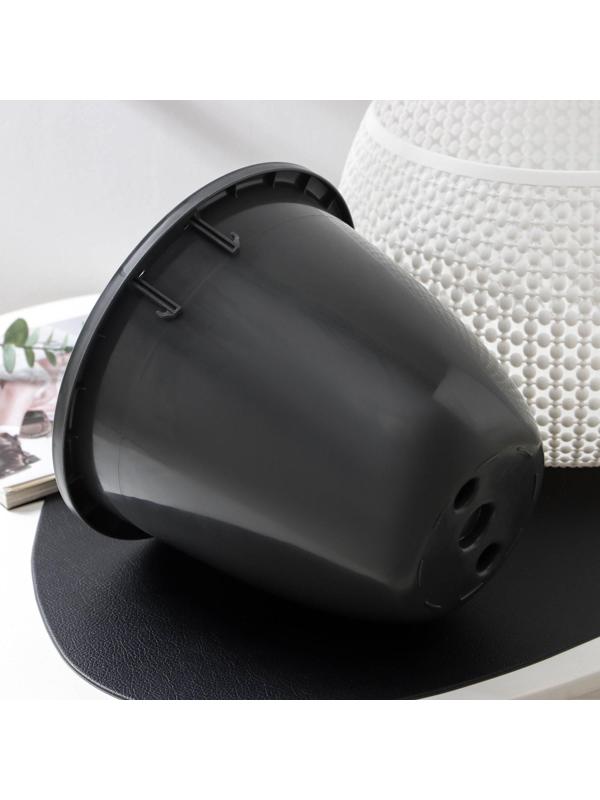 Кашпо для цветов со вставкой «Пирула», 4 л, цвет белый