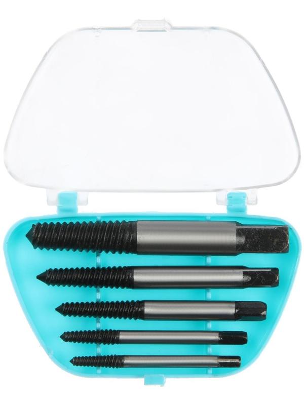 Набор экстракторов ТУНДРА, 5 шт., левая резьба