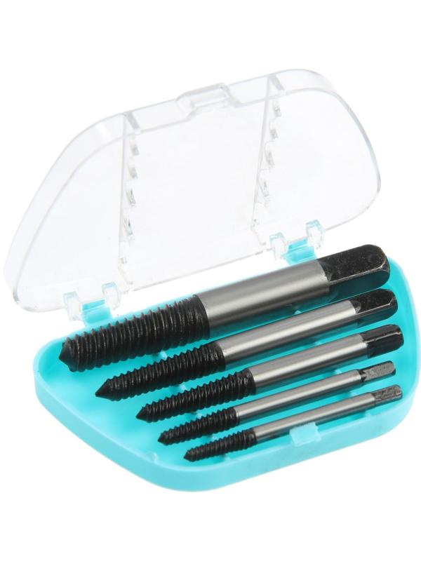 Набор экстракторов ТУНДРА, 5 шт., левая резьба