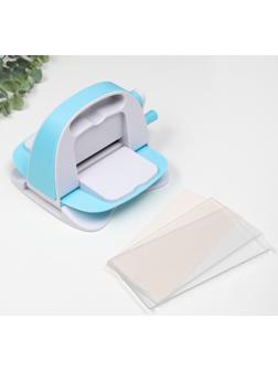 Машинка для вырубки и тиснения 11х16,5х15 + 2 пластины пластик