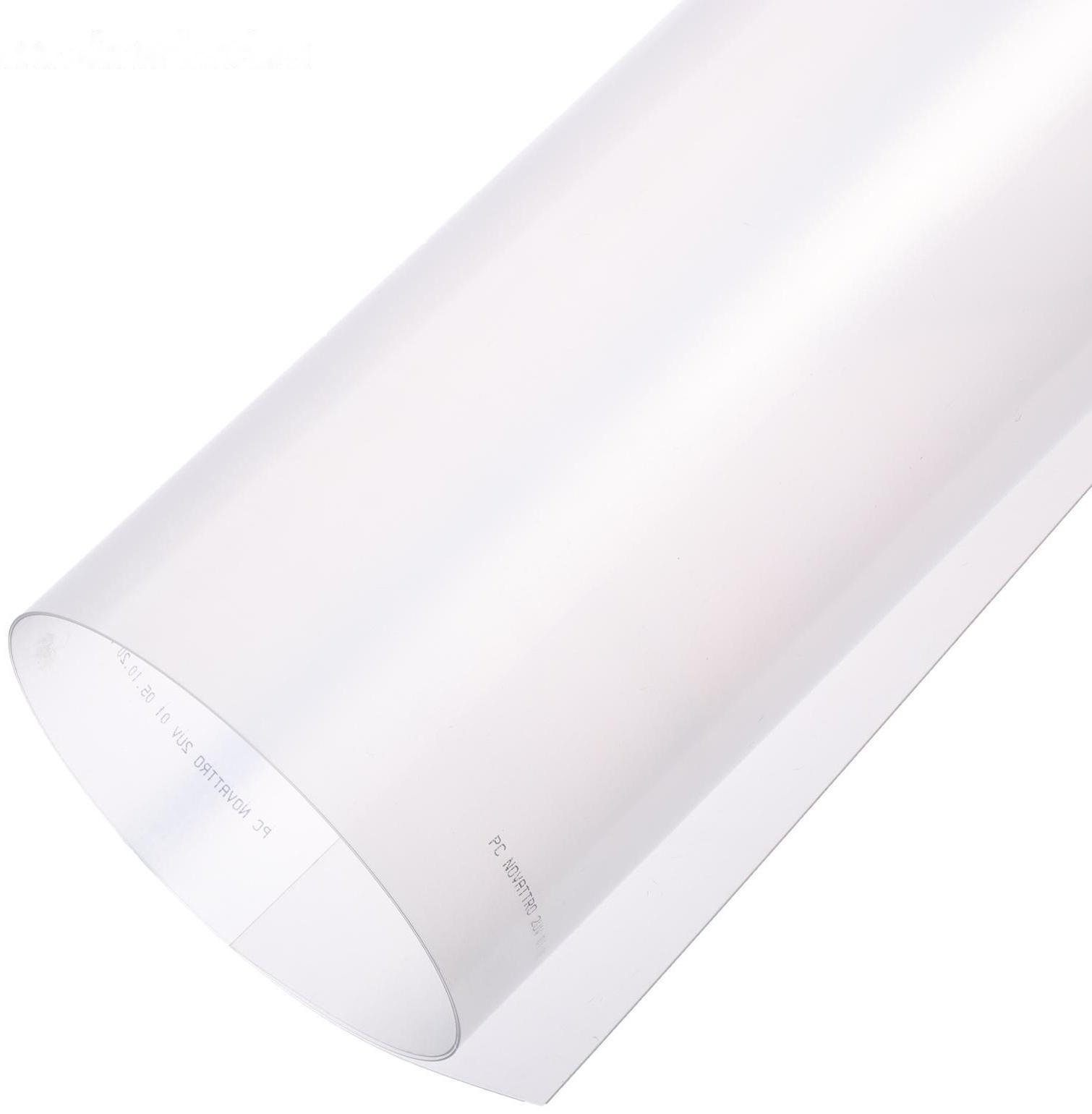 Поликарбонат монолитный, толщина 1 мм, 2,05 × 1,25 м, прозрачный, с УФ защитой