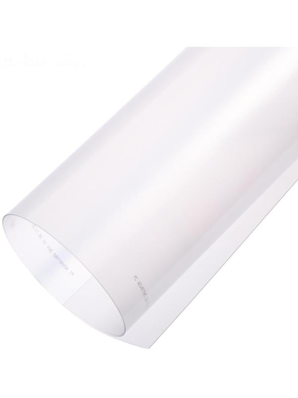 Поликарбонат монолитный, толщина 1 мм, 2,05 × 1,25 м, прозрачный, с УФ защитой