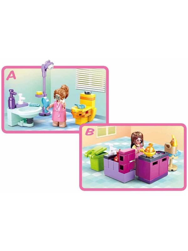 Конструктор Розовая мечта «Спальная комната», 42 детали