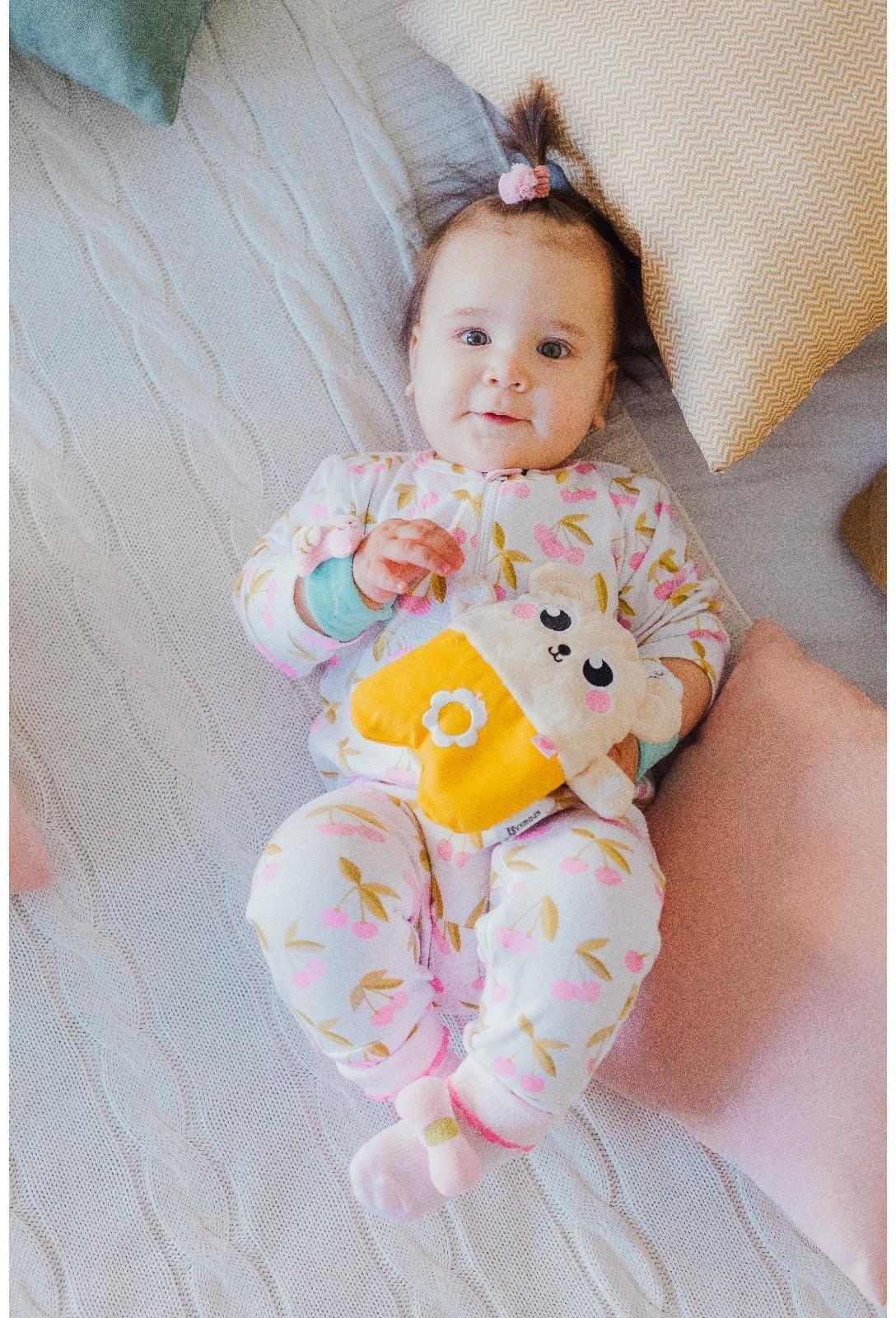 Игрушка - грелка с вишнёвыми косточками развивающая «Мишка»