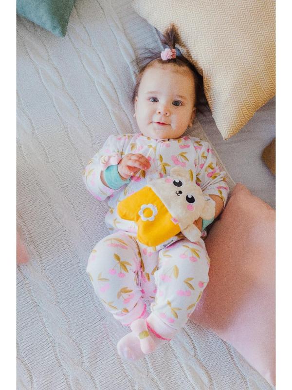 Игрушка - грелка с вишнёвыми косточками развивающая «Мишка»