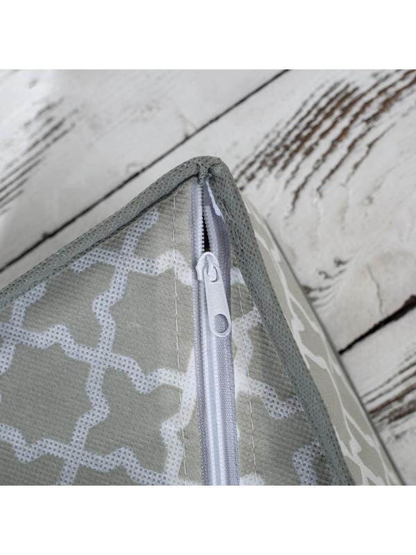 Органайзер для хранения белья «Гранж», 6 отделений, 33×15,5×10 см, цвет серый