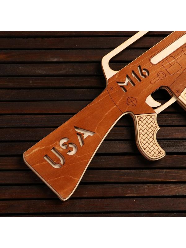 Сувенир деревянный автомат 