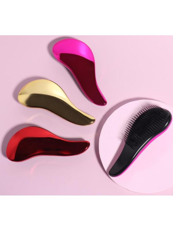 Расчёска массажная, 5,5 × 15 см, цвет МИКС