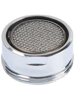 Аэратор ZEIN, наружная резьба, d=24 мм, сетка металл, корпус металл, цвет хром