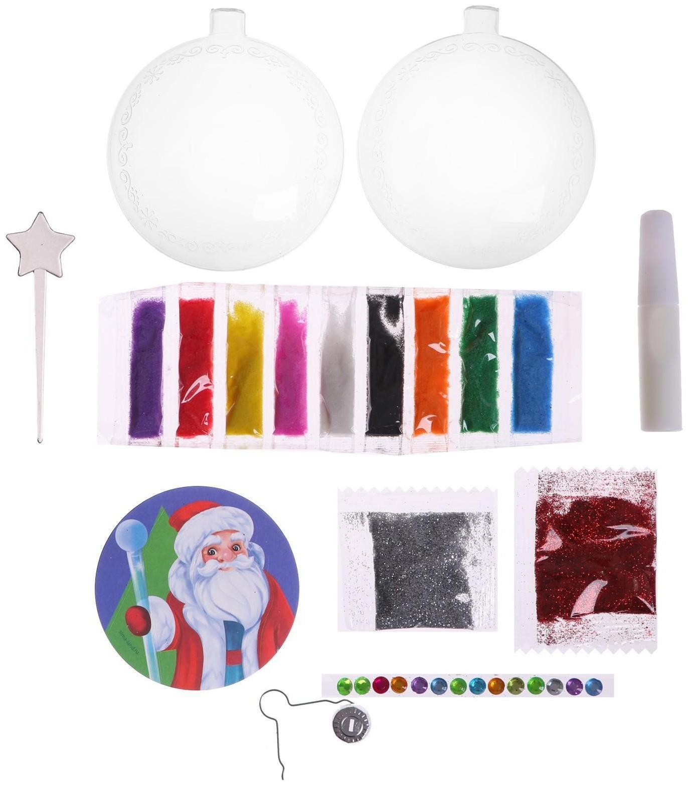 Набор для творчества: шар-фреска «Дед Мороз»